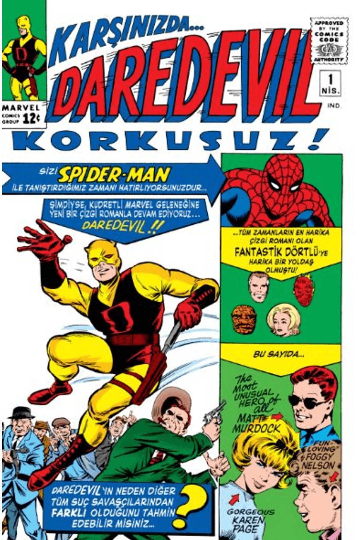 Daredevil Korkusuz  1. Sayı / Stan Lee