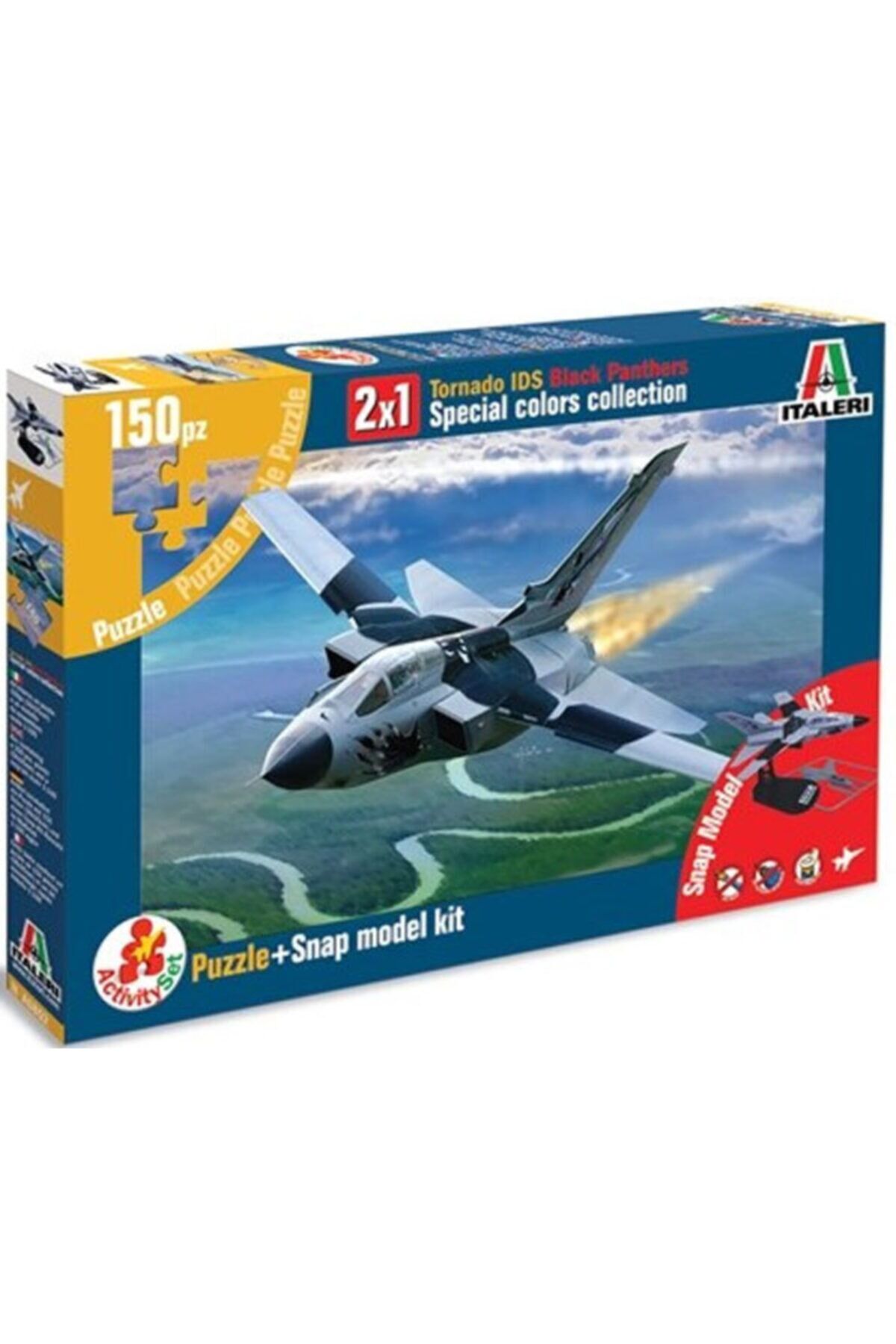 Italeri Tornado Black Panthers+puzzle+cards 1:100