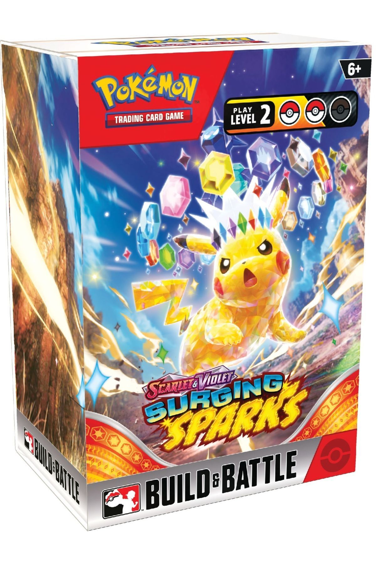 Pokémon TCG Surging Sparks Build and Battle Box