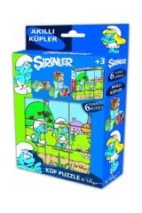 Şirinler 9 Lu Küp Puzzle /