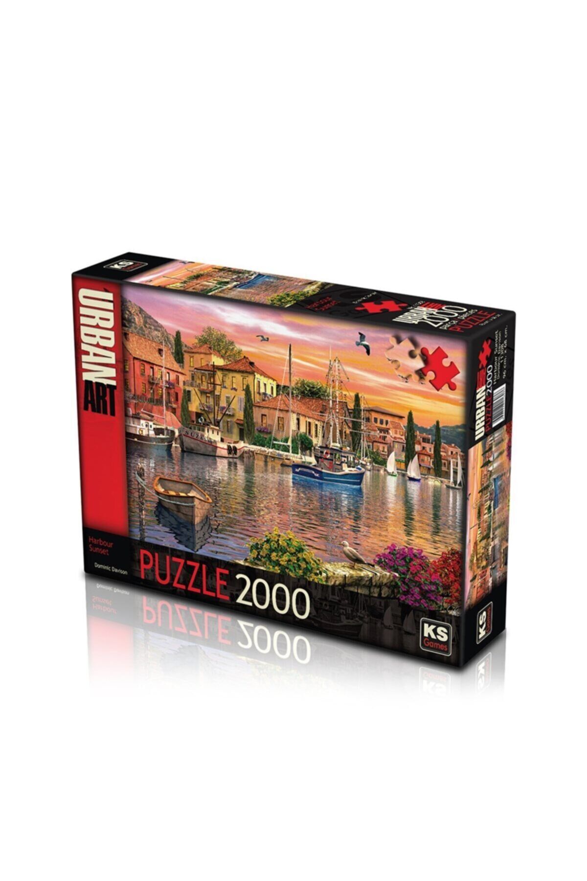 Ks Games 2000 Parça Harbour Sunset Puzzle 11308