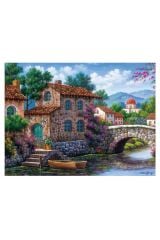 Çiçekli Kanal 500 Parça Puzzle 5070